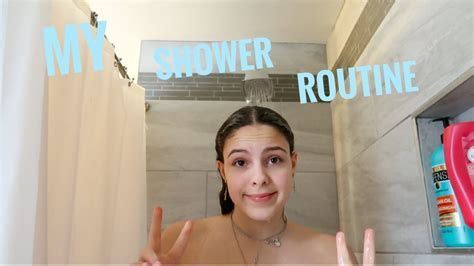 teen shower|Showering daily .